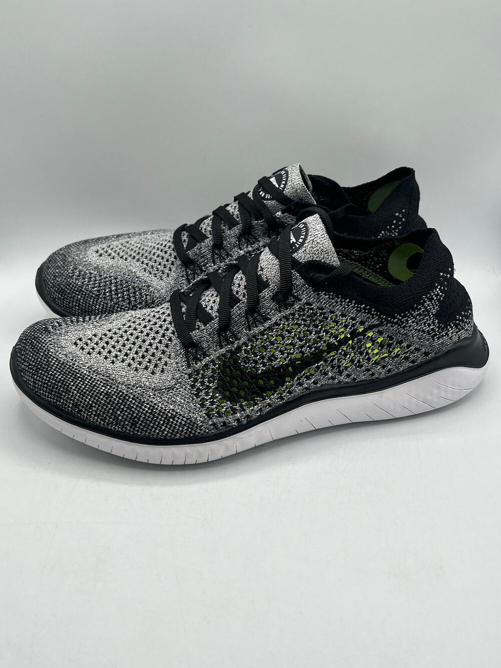 Nike Free RN Flyknit 2018 ‘White Black’ size 7 mens